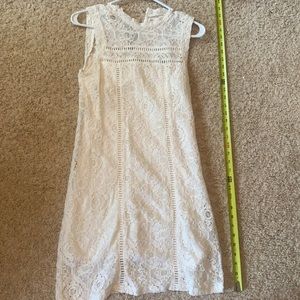 White lace dress ! Perfect for graduation